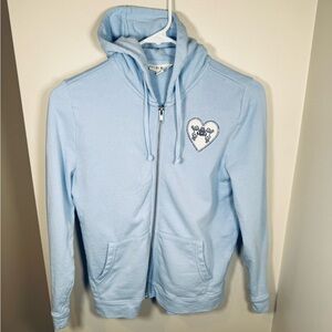 Roller Rabbit Girls Baby Blue Zip Up Size 14